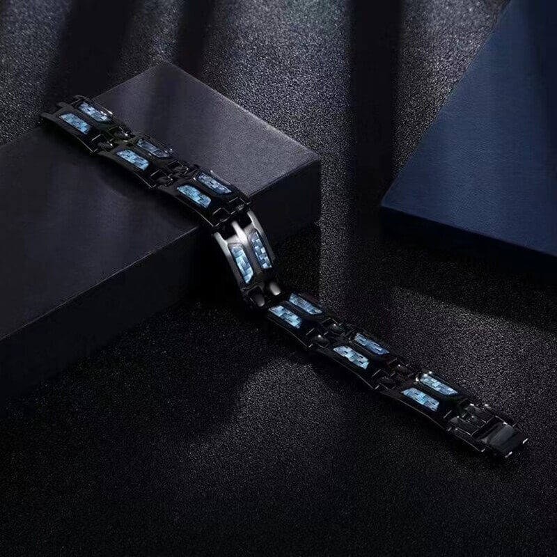 Magnetiskt stålarmband