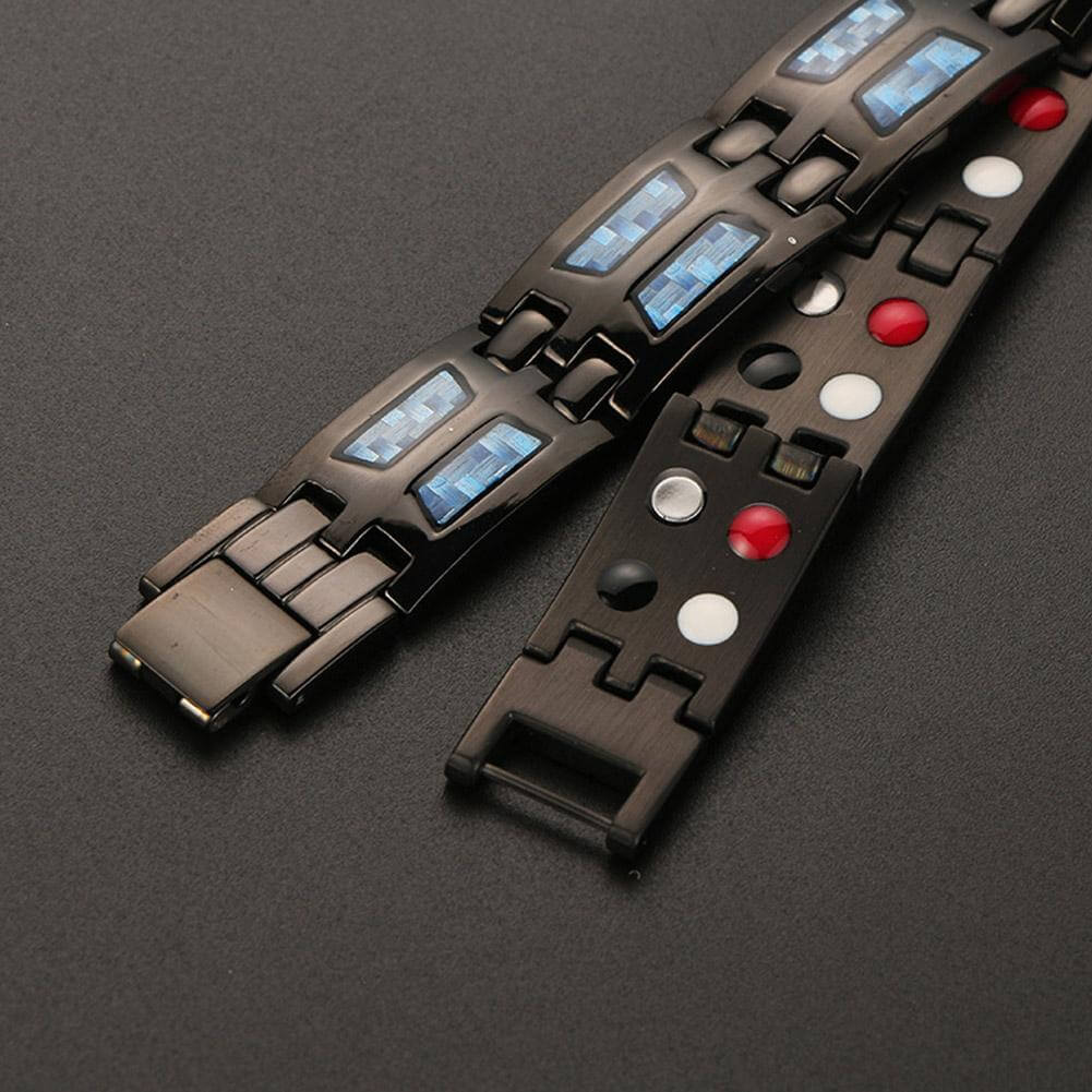 Magnetiskt stålarmband