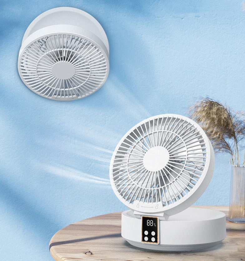 2-i-1 Hopfällbar Kylfläkt