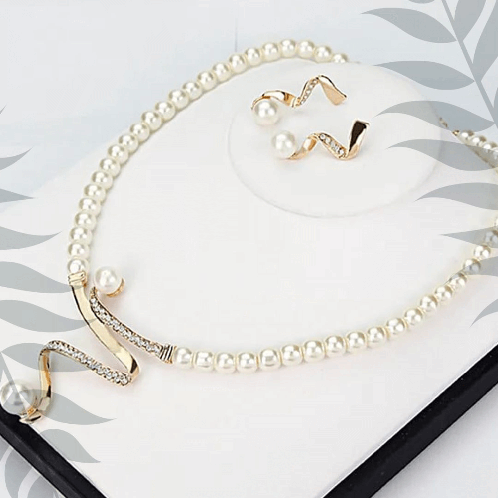 Elegant pärlsmyckesset