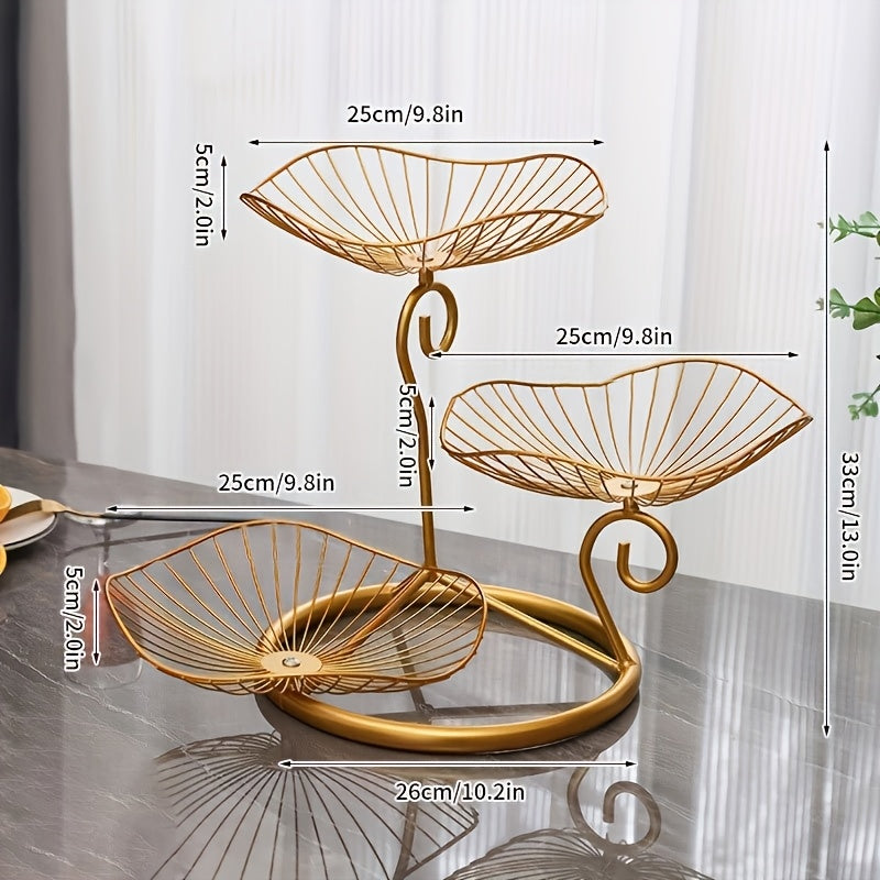 3-vånings Fruktskålsställ för Snacks och Desserter 2