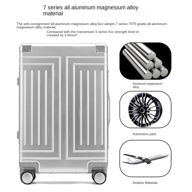 Affärsresväska av Aluminium-Magnesium med TSA-lås 8