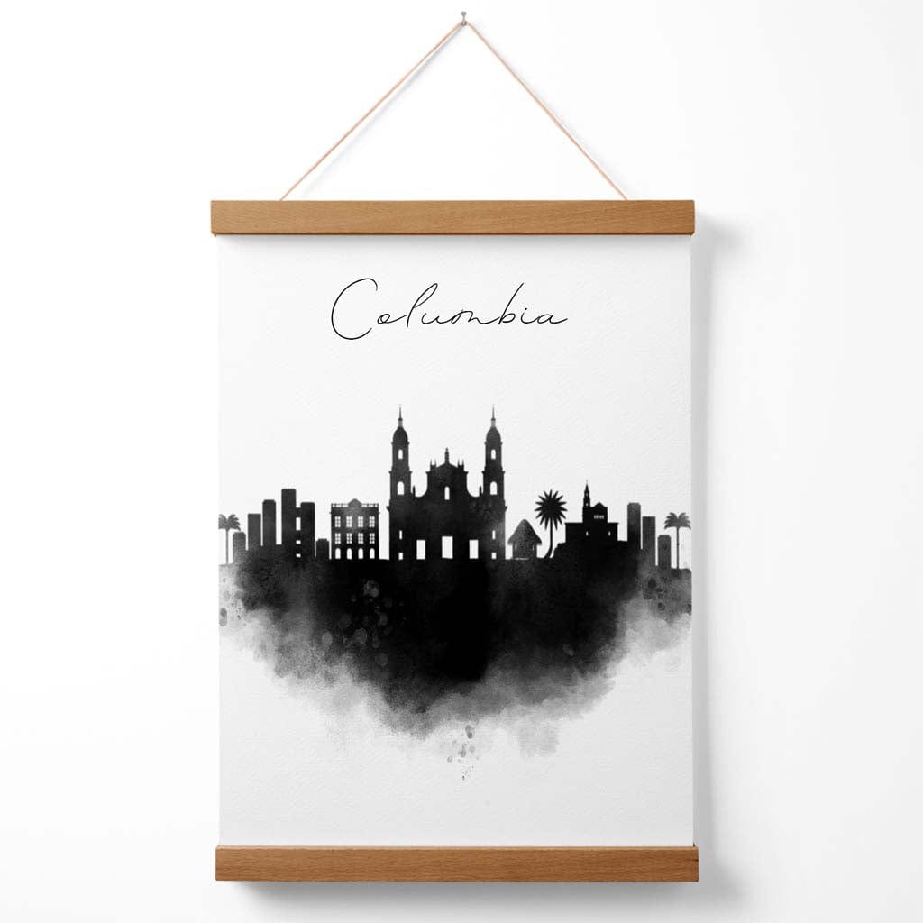 Affisch med Hängare Columbia Skyline 3