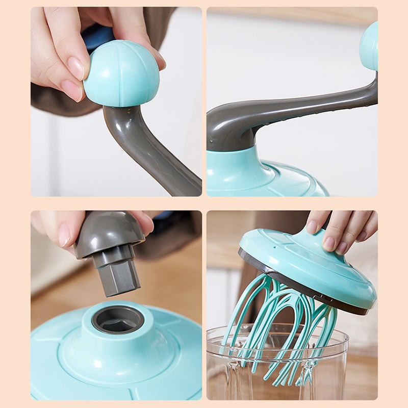 Äggvispmixer Halkfri Design Kraftfull 6-Axlig Omrörararm 5