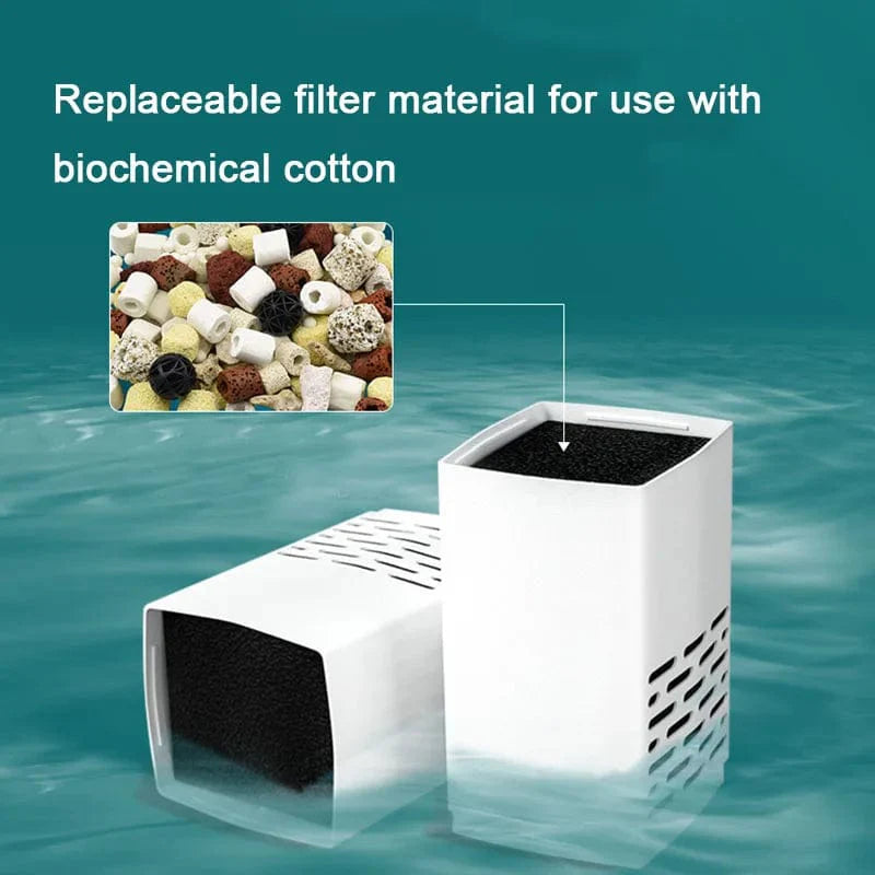 Akvariefilterpump 4 i 1 Tyst Dränkbar 3