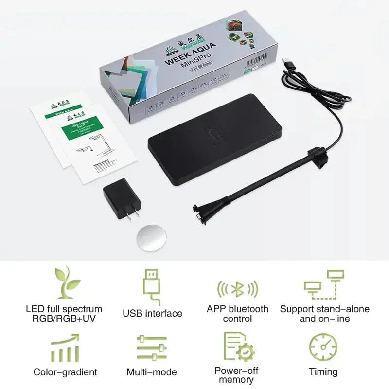 Akvarielampa för Växter USB-ansluten Kompakt Design 3