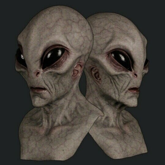 Alien Mask för Halloween – Realistisk Design för Maskerad och Temafest 3