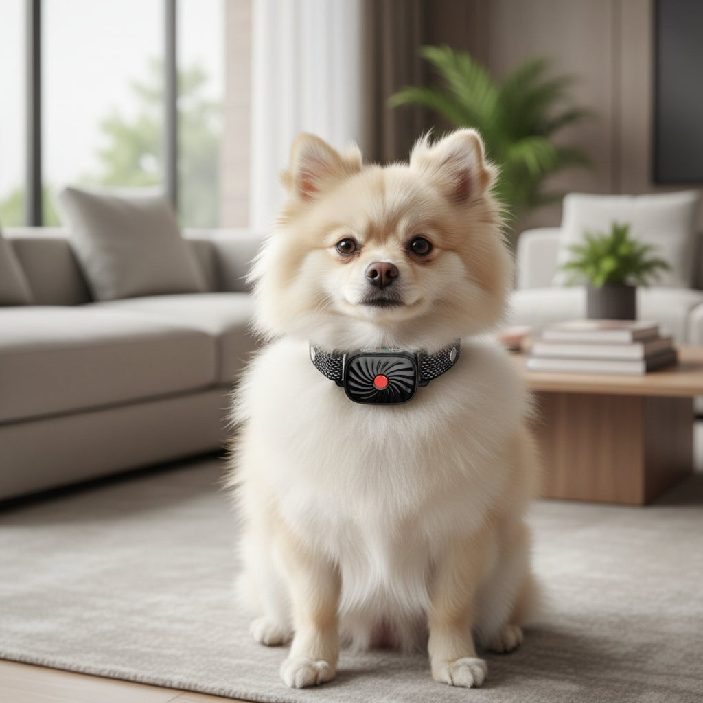 Anti-Bark Halsband för Små Hundar med Ljud och Vibration 0