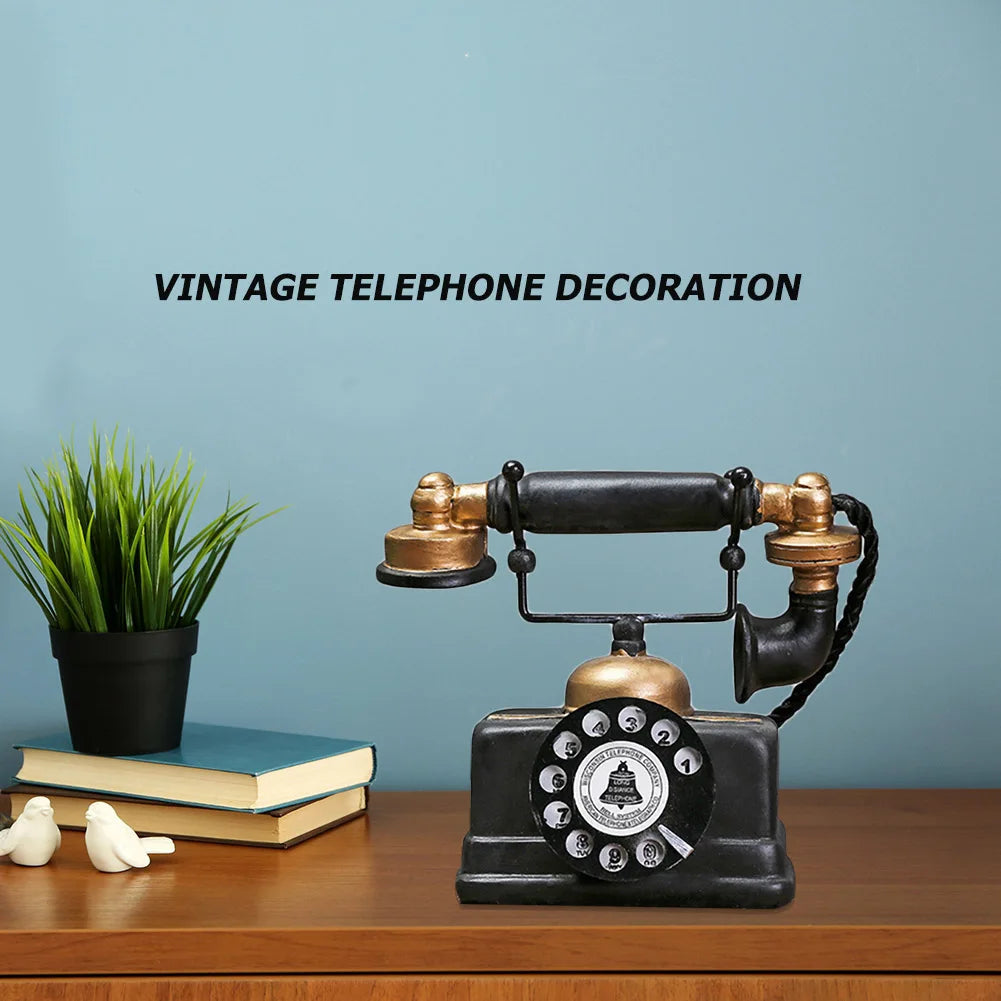 Antik Telefon Dekoration Retro Stil 4