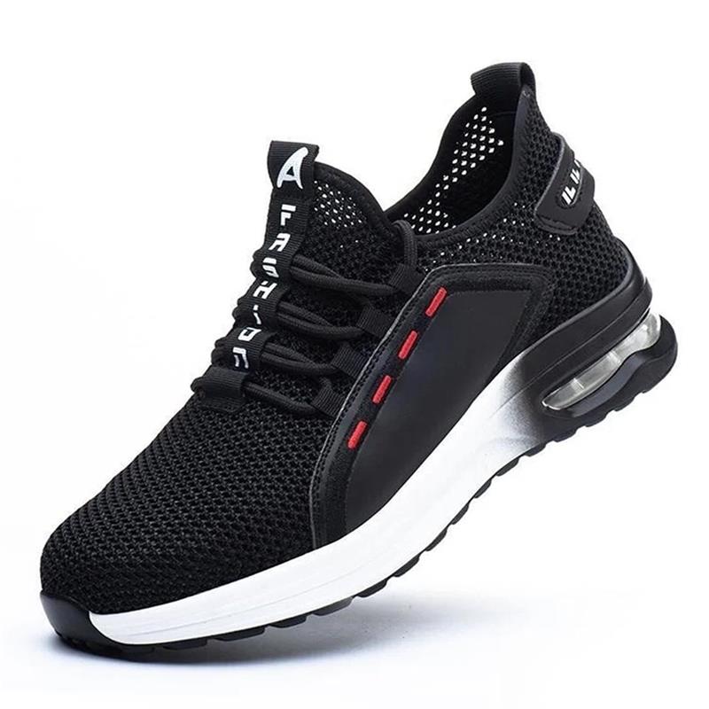 Arbetsskor för män med ståltåhätta och flexibel design 7