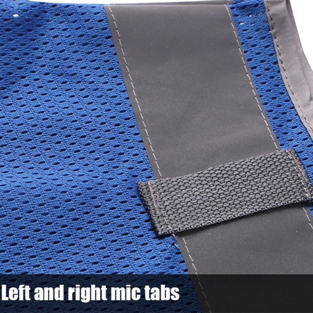 Arbetsväst Reflekterande för Hög Synlighet med Praktiska Fickor 7