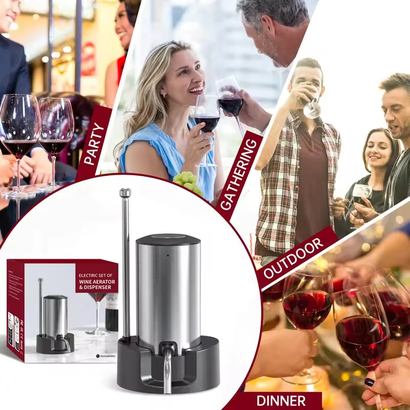Automatisk Vinluftare och Dispenser för Bar 4
