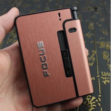 Automatiskt Cigarettfodral med Tändare 6