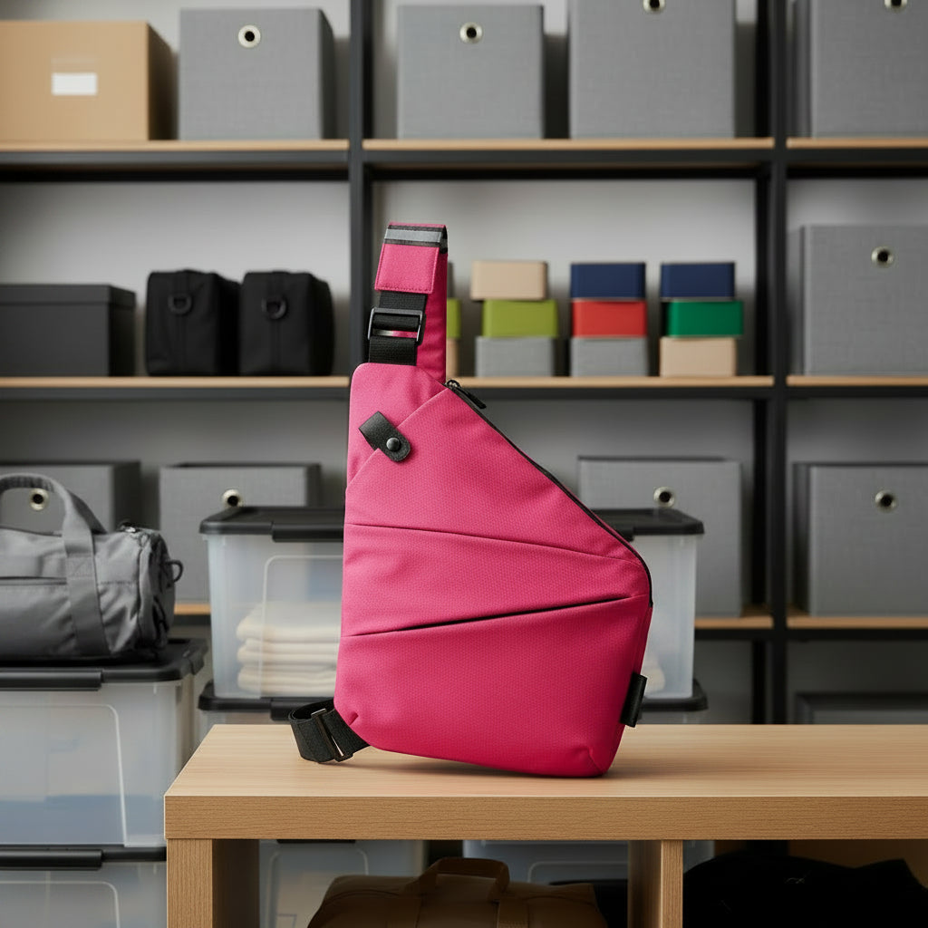 Axelväska för män och kvinnor med minimalistisk design 12