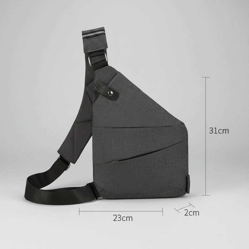 Axelväska för män och kvinnor med minimalistisk design 9