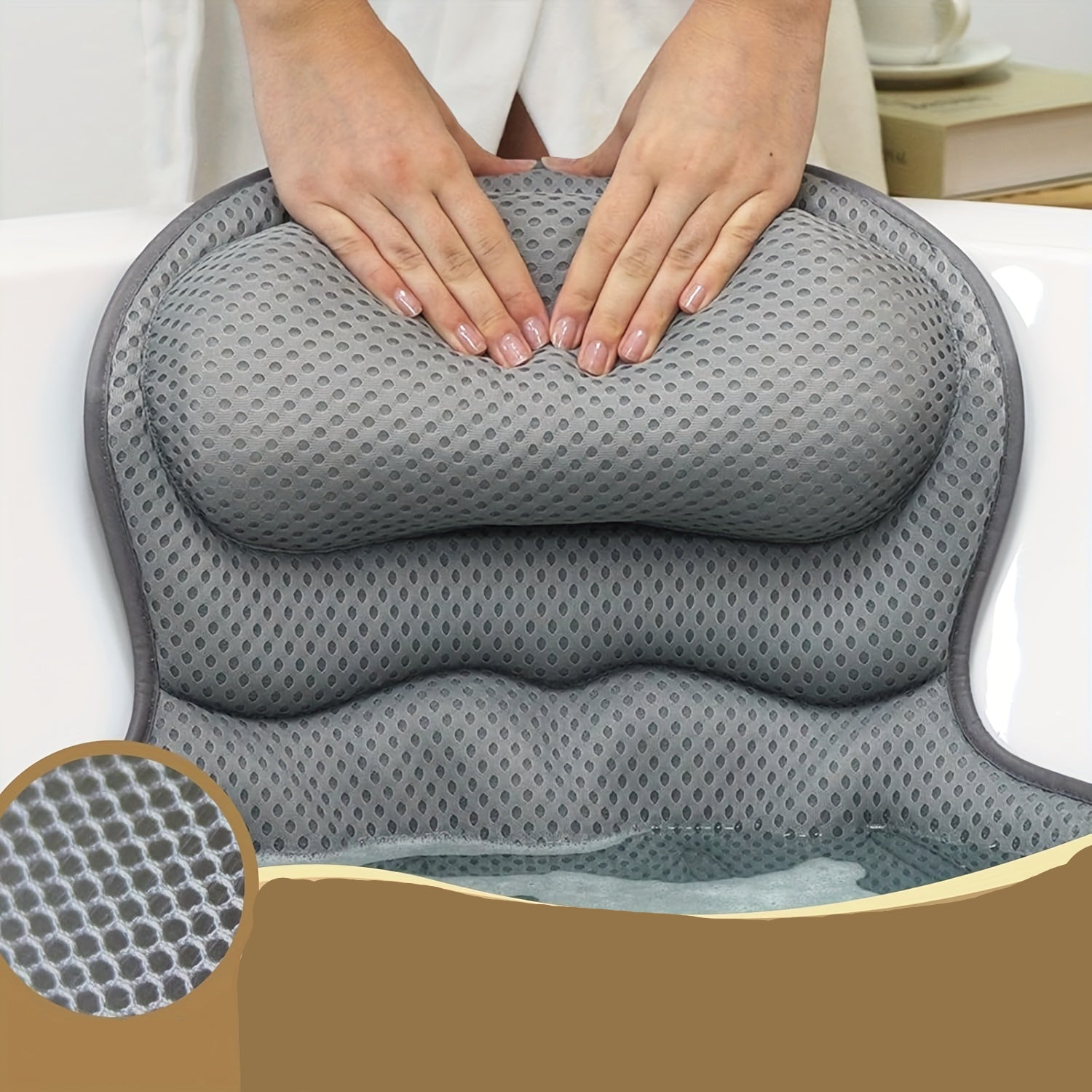 Badkudde med Nack- och Ryggstöd 7