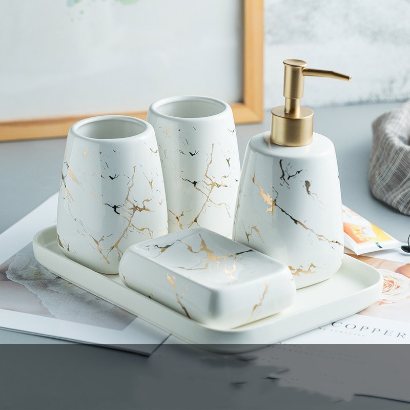 Badrum Handfat Set Subtil Stil Elegant Design 11