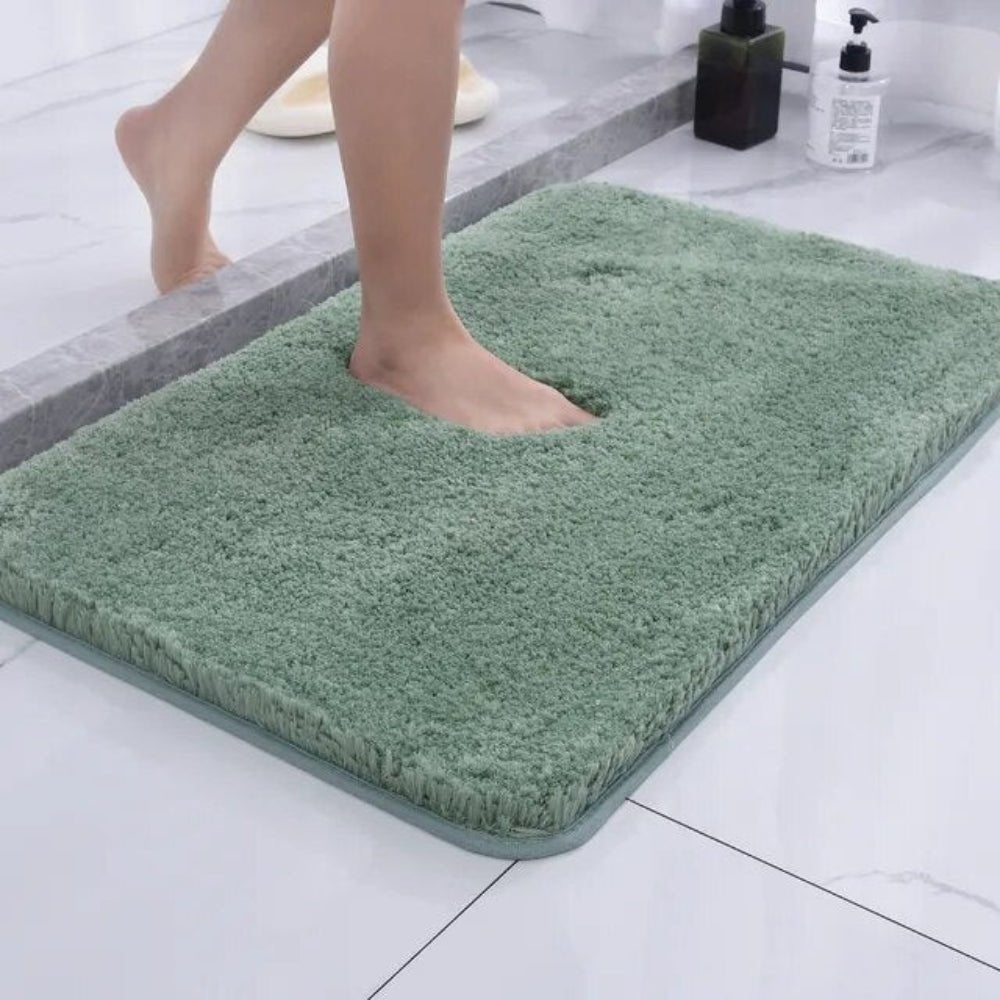 Badrumsmatta Fluffig med Mjuk Pälsstruktur 4