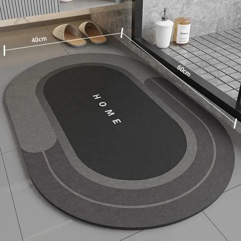 Badrumsmatta Halkfri Modern Design För Badrum och Entré 13