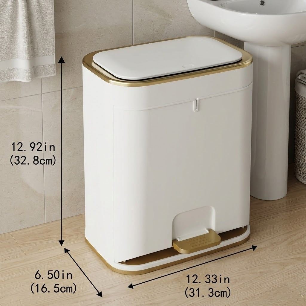 Badrumssoptunna Modern Design Minimalistisk 4