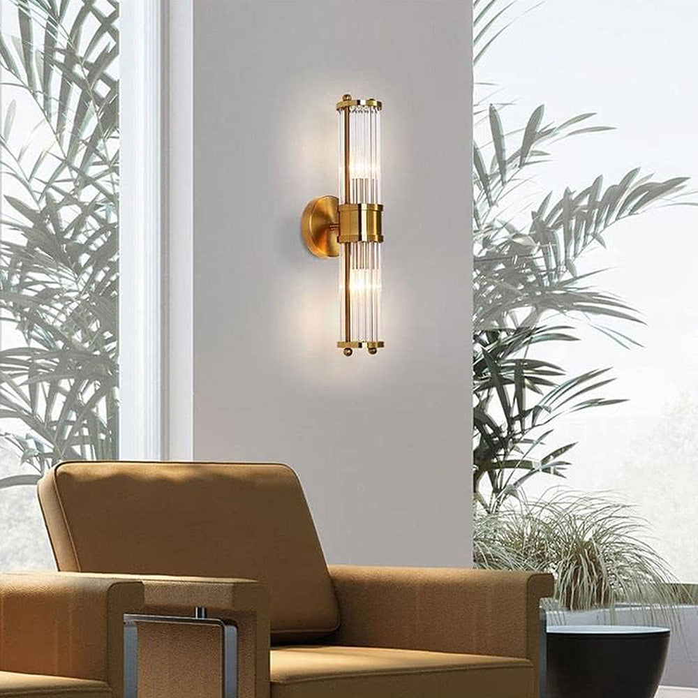 Badrumsvägglampa Guld Klassisk Design för Badrumslampa 1