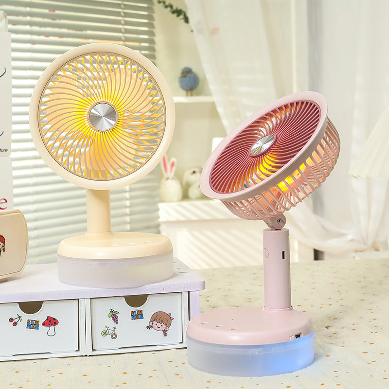 Bärbar Bordsfläkt för Damer Med Flexibel Design 2