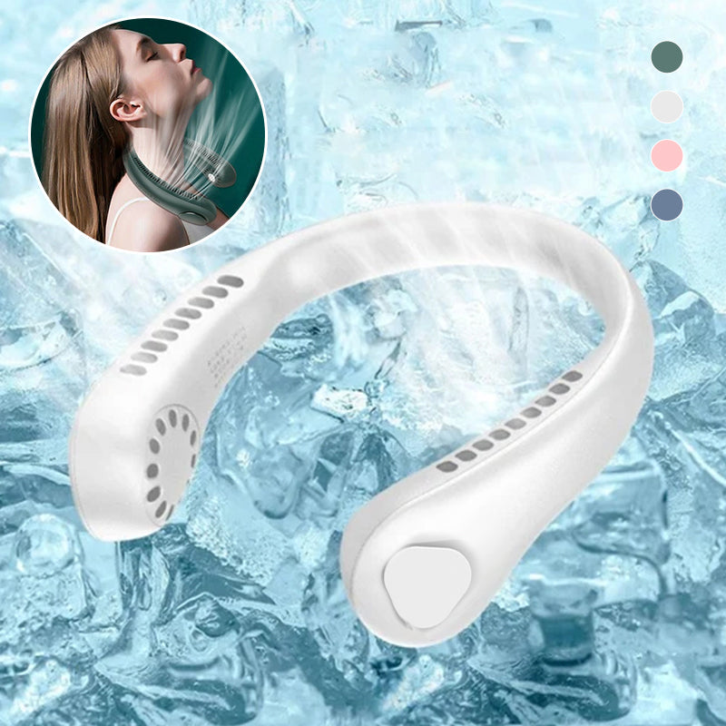 Bärbar Halsfläkt Handsfree För Sommarbruk 1