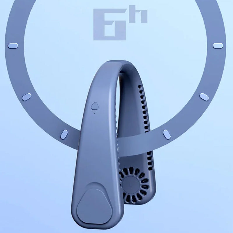 Bärbar Halsfläkt Handsfree För Sommarbruk 7