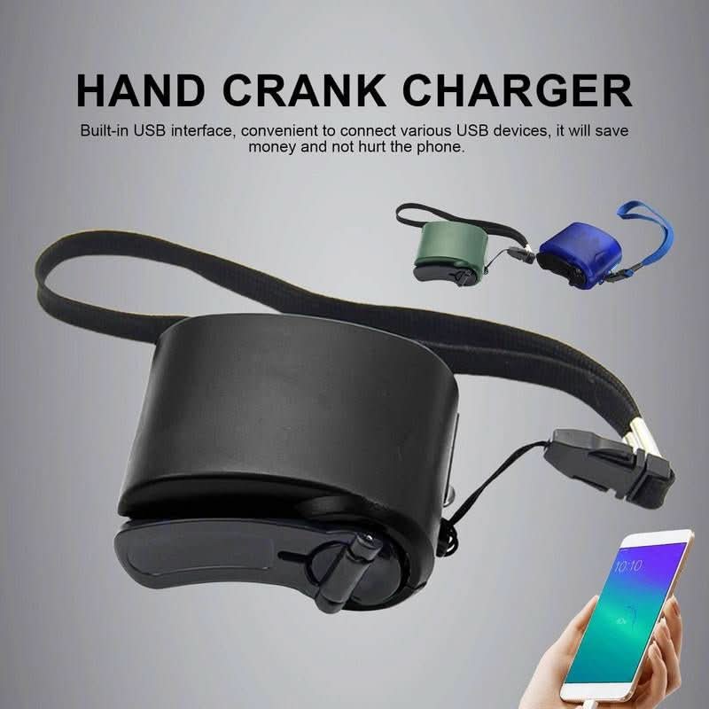Bärbar Handvev Laddare med USB och LED 2