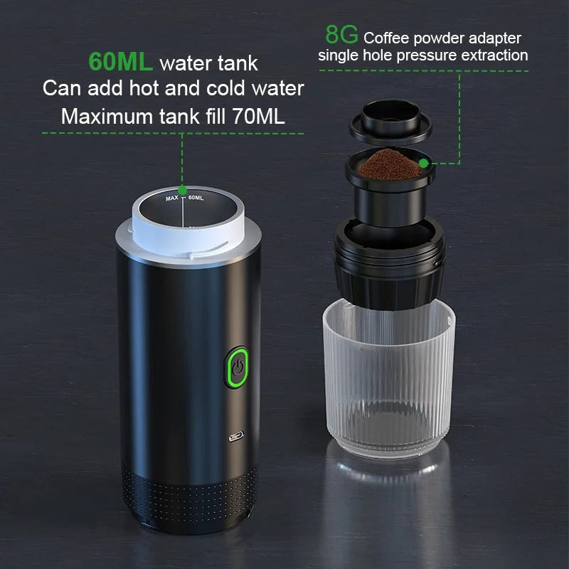 Bärbar Kaffebryggare Kompakt Design För Kaffeälskare 2
