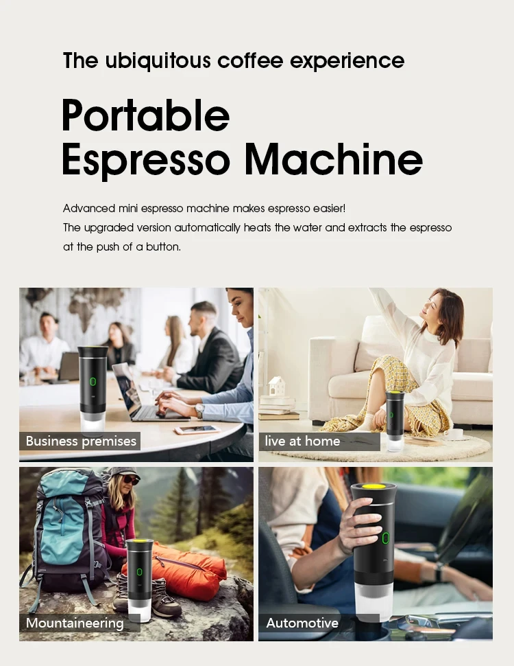 Bärbar Kaffebryggare Kompakt Design För Kaffeälskare 5