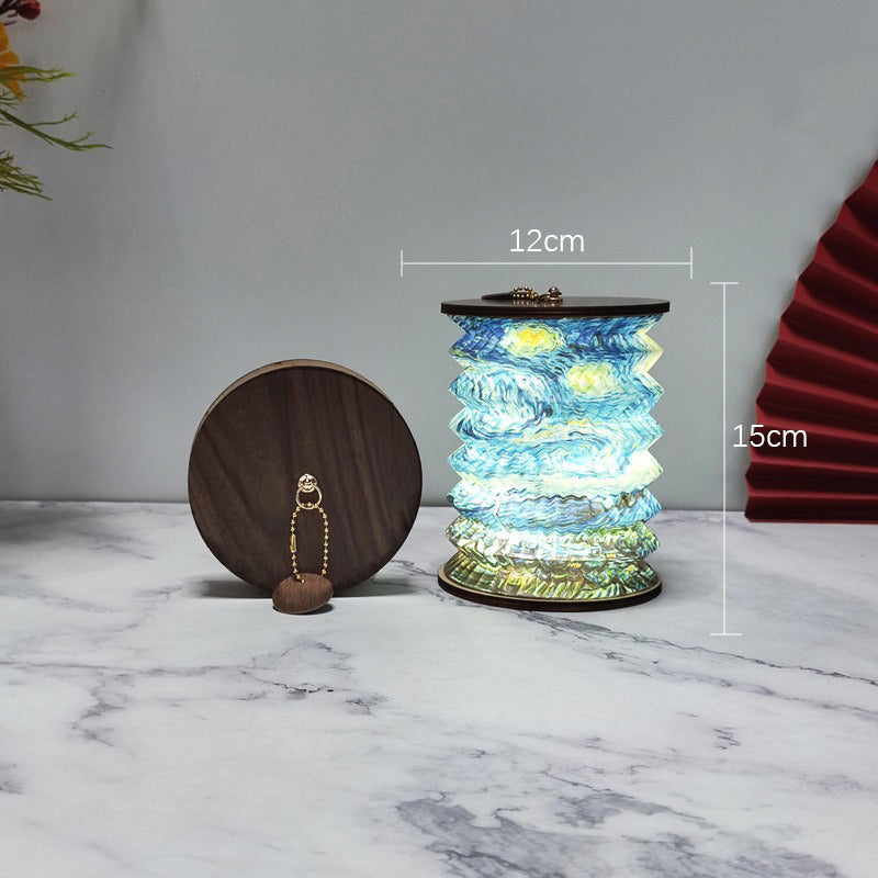 Bärbar LED Lampa Batteridriven Kompakt Design 7