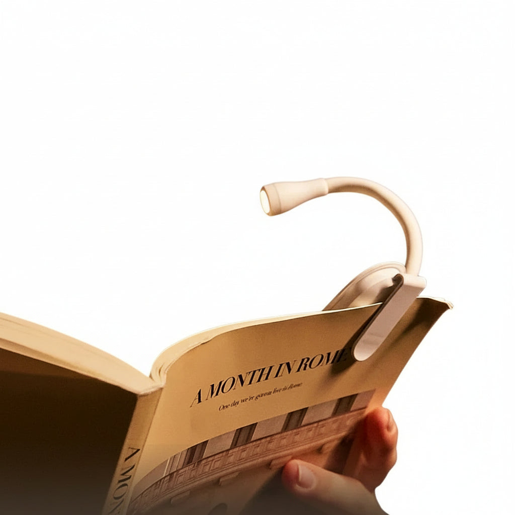 Bärbar Mini Boklampa med Clip Design 2