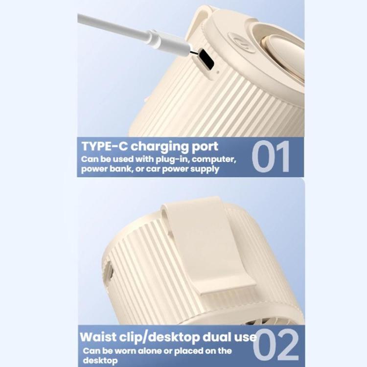 Bärbar Mini Fläkt För Utomhusbruk Kompakt Design 7