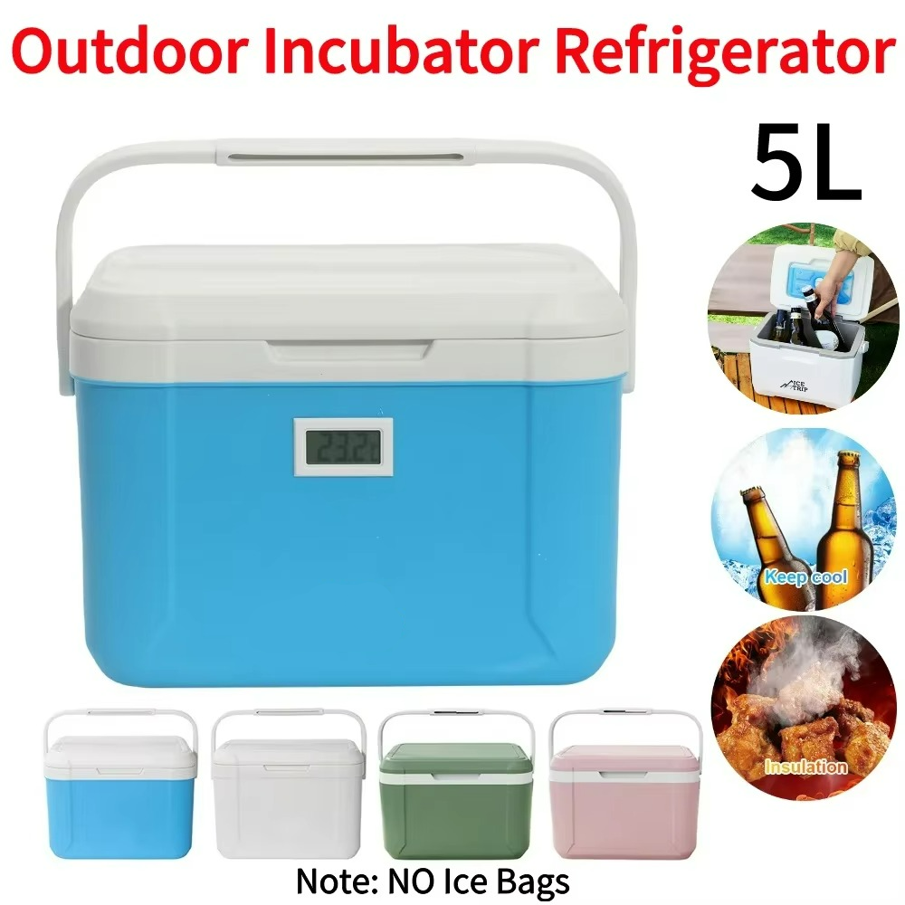 Bärbar Mini Fryskyl 5L för Camping och Resor 7