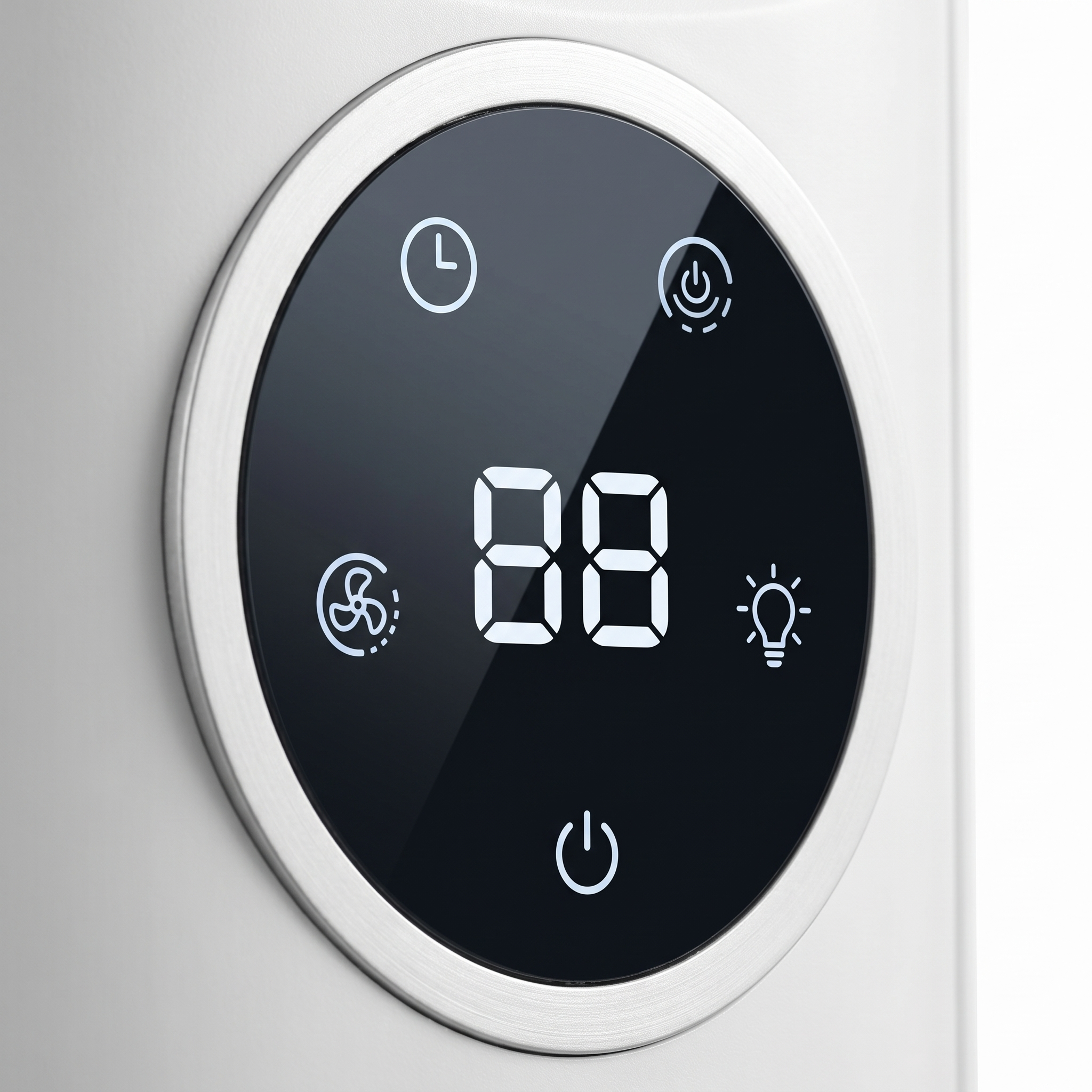 Bärbar Mini Luftkonditionering Bladfri Med Timer och Justerbara Fläkthastigheter 5