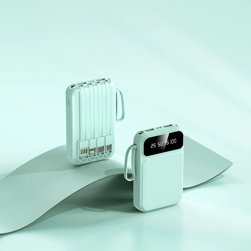 Bärbar Powerbank 20000mAh Med Flera Laddningsportar 5
