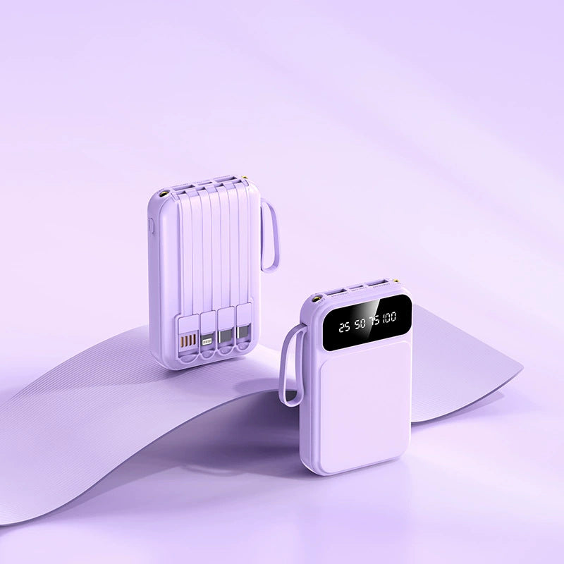 Bärbar Powerbank 20000mAh Med Flera Laddningsportar 9