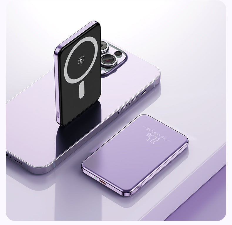 Bärbar Powerbank 20000mAh med Induktionsladdning och LED-Display 6
