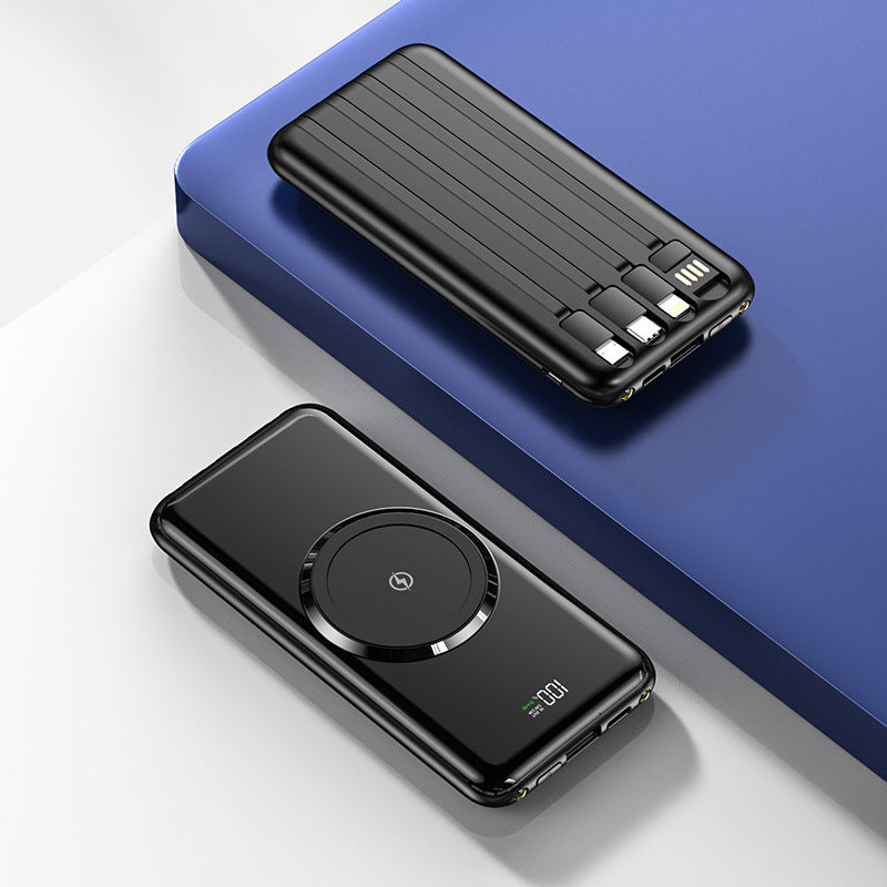 Bärbar Powerbank 20000mAh med Snabbladdning och LED-Display 0
