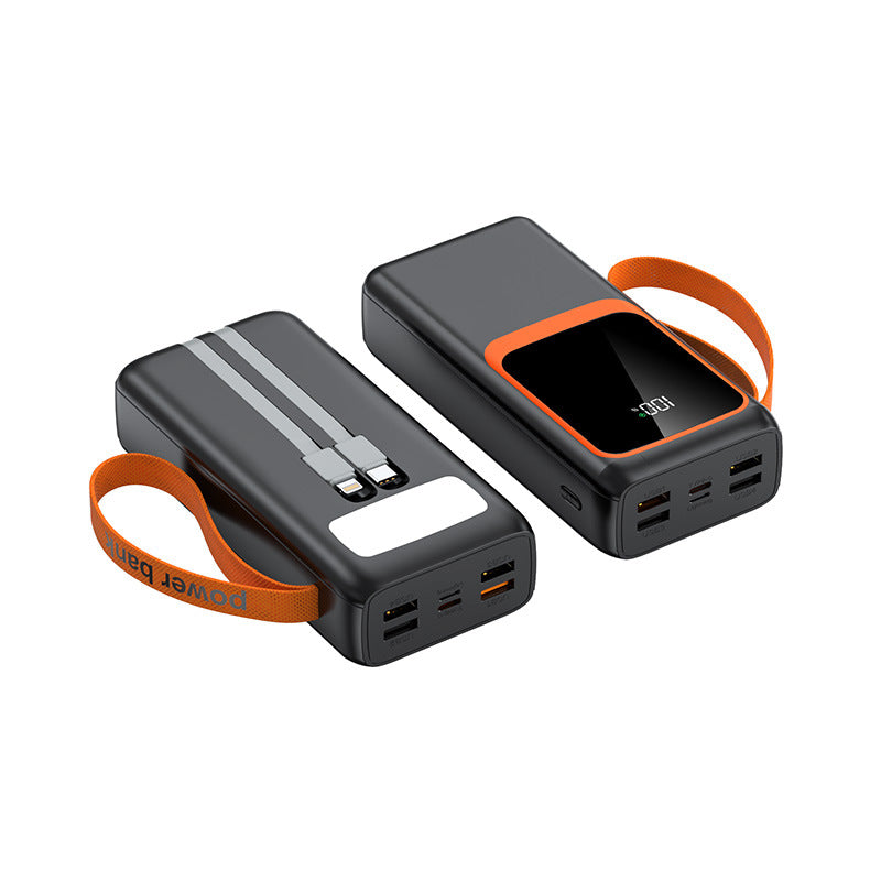 Bärbar Powerbank med Digital Display och Multifunktionella Anslutningar 1