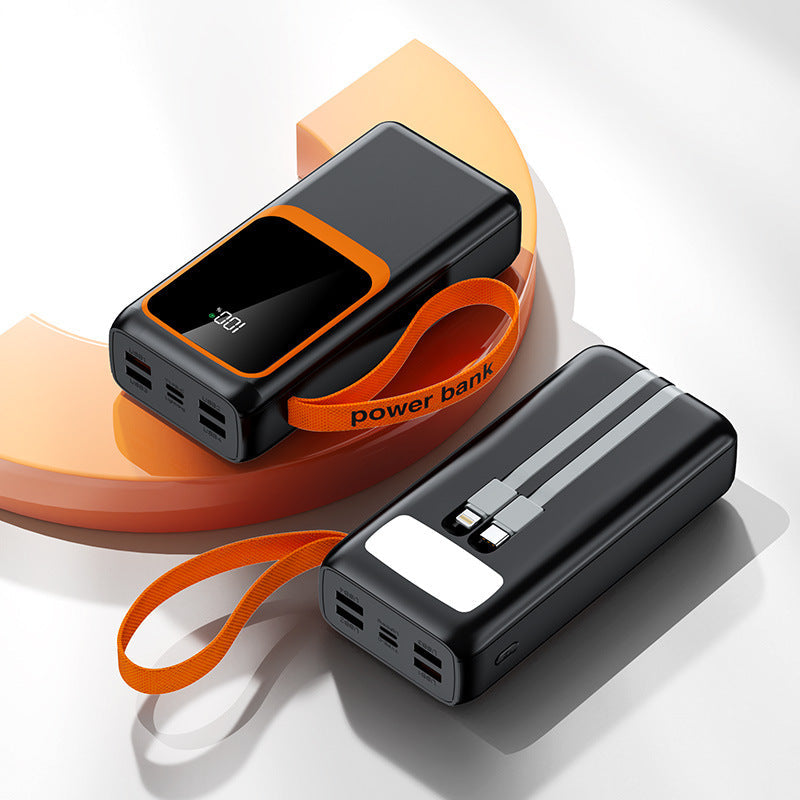 Bärbar Powerbank med Digital Display och Multifunktionella Anslutningar 2