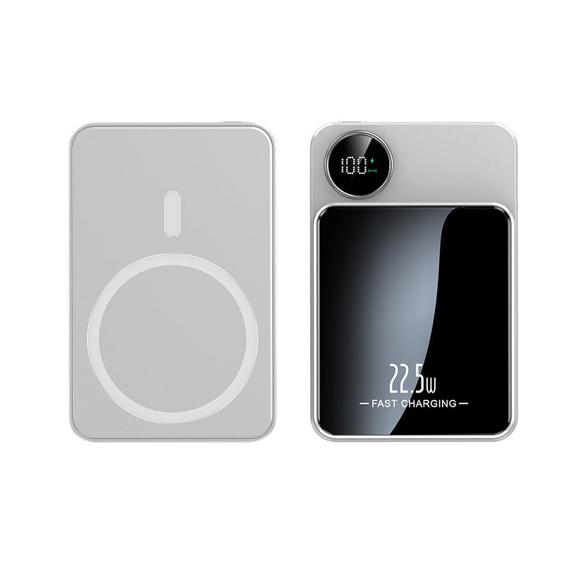Bärbar Powerbank med Induktiv Laddning och LED-Display 1