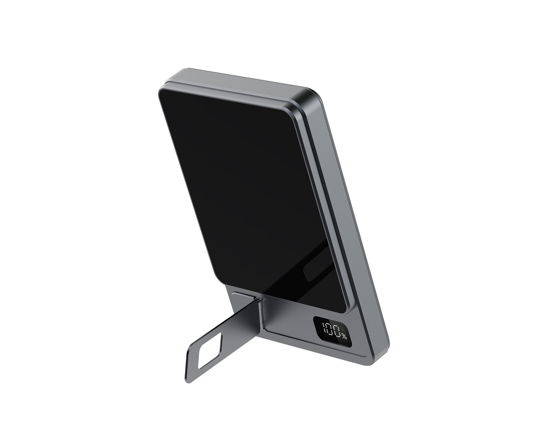 Bärbar Powerbank med LED-display och Stativ för Mobil Laddning 3