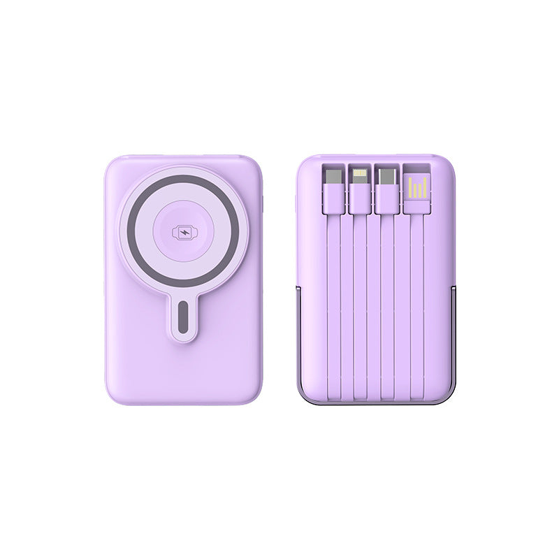 Bärbar Powerbank med MagSafe och USB-portar för Snabbladdning 3