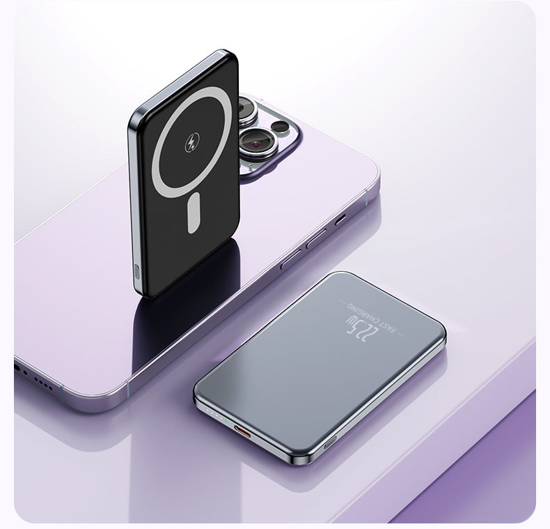 Bärbar Powerbank med Magnetisk Funktion för Smartphones 4
