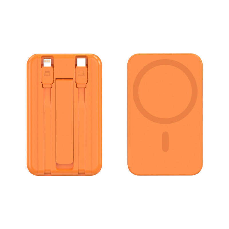Bärbar Powerbank med Magnetisk Funktion och Integrerat Stativ 1
