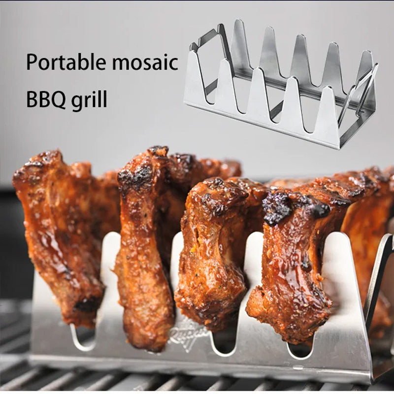 Bärbar Utomhusgrill Monterad 0