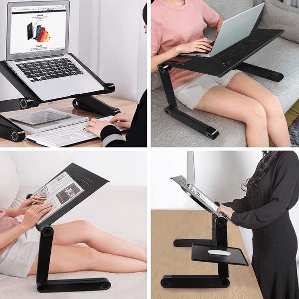 Bärbart Laptop Stativ Justerbart Med Stabil Bas 1