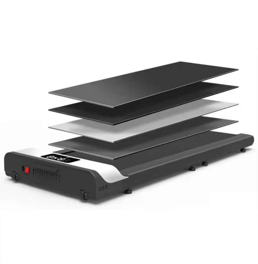 Bärbart Löpband Hemma Fällbart Kompakt för Inomhusträning 4